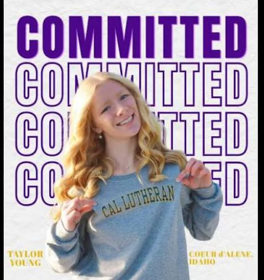 Taylor Young — committed to swim at California Lutheran University
